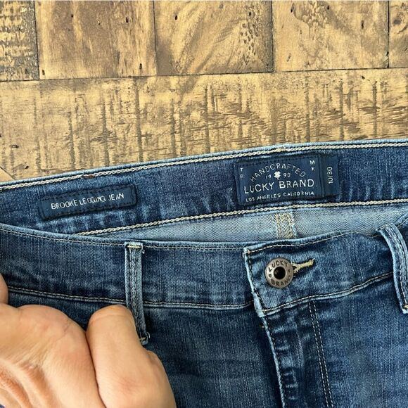 LUCKY BRAND Brooke Legging Leans. Blue. Size 10 - Picture 6 of 7